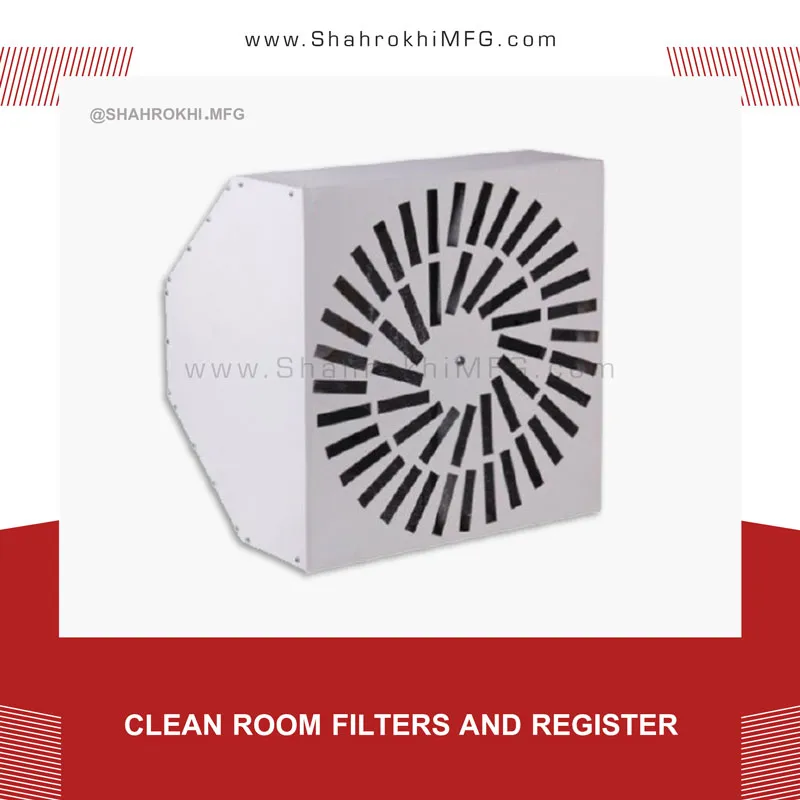 Clean room filters and register